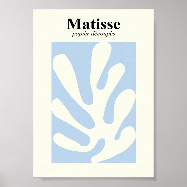Affiche Forme inspirée de Matisse (Devant)