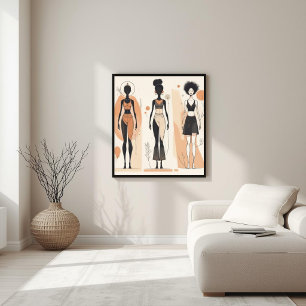 Affiche Forme Intemporelle – Art Féminin Minimaliste II