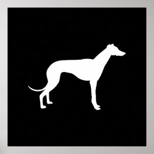 Affiche Forme noir et blanc de Greyhound