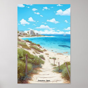 Affiche Formentera Espagne Voyage