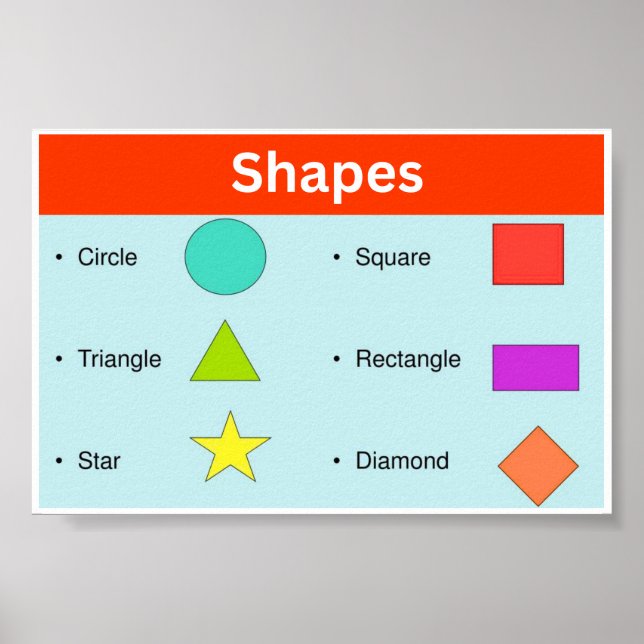 Affiche Formes (Devant)