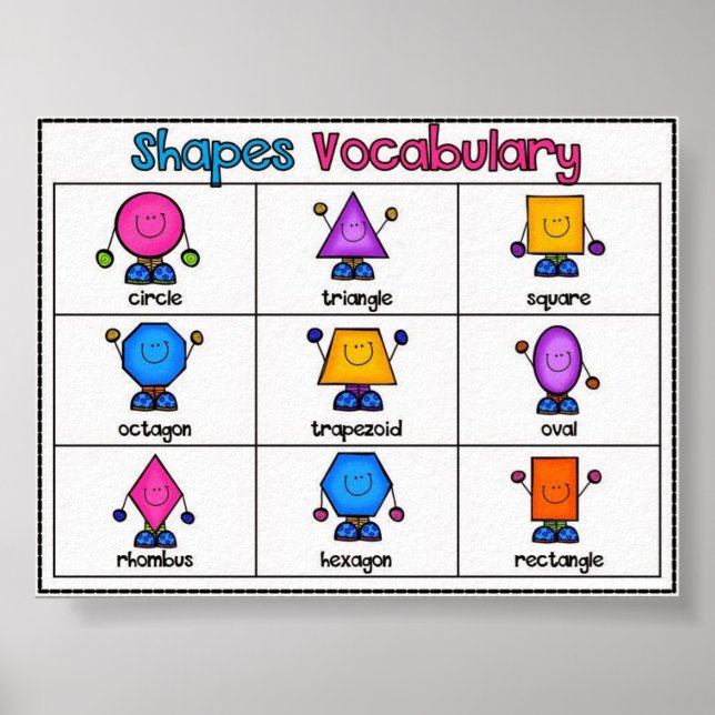 Affiche Formes (Devant)