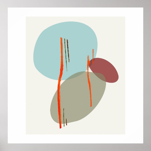 Affiche Formes Boho (Devant)