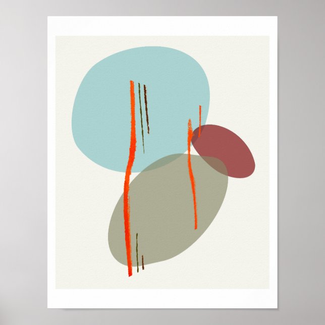 Affiche Formes Boho (Devant)