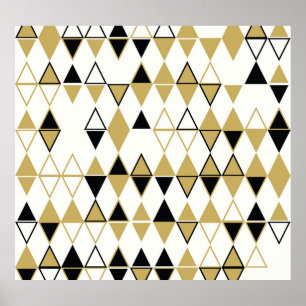Affiche Formes colorées, motif abstrait géométrique