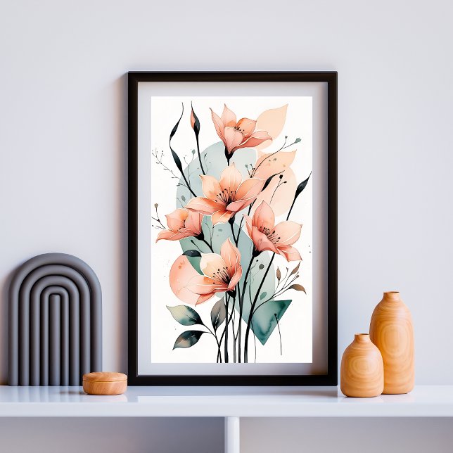 Affiche Formes de jardin éthérées (Créateur téléchargé)