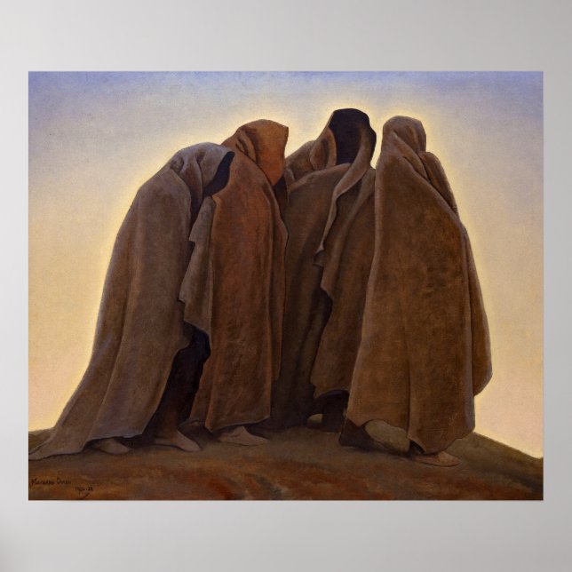 Affiche Formes de la peur par Maynard Dixon (Devant)