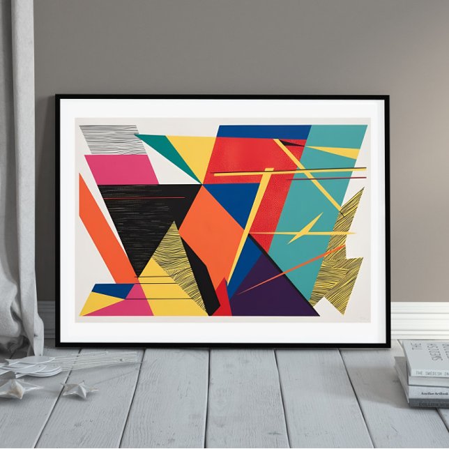 Affiche Formes Électriques (Créateur téléchargé)