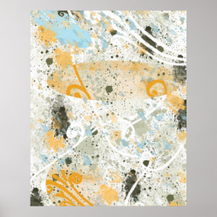 Affiche Formes et couleurs modernes