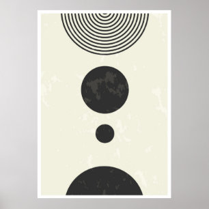 Affiche Formes géométriques Abstraites