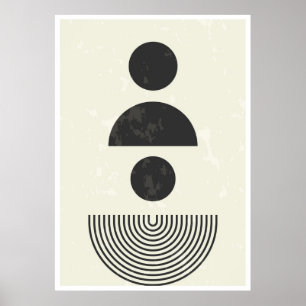 Affiche Formes géométriques Abstraites