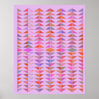 Formes géométriques Abstraites mignonnes dans Lave