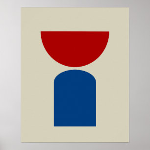 Affiche Formes géométriques d'art moderne Abstrait
