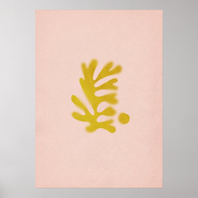 Affiche Formes inspirées de Matisse (Devant)