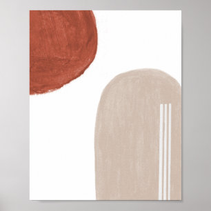Affiche Formes minimalistes Peinture Abstraite