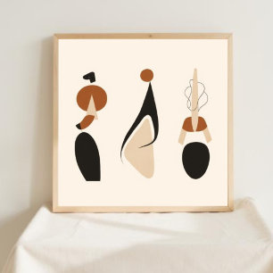 Affiche Formes rituelles abstraites