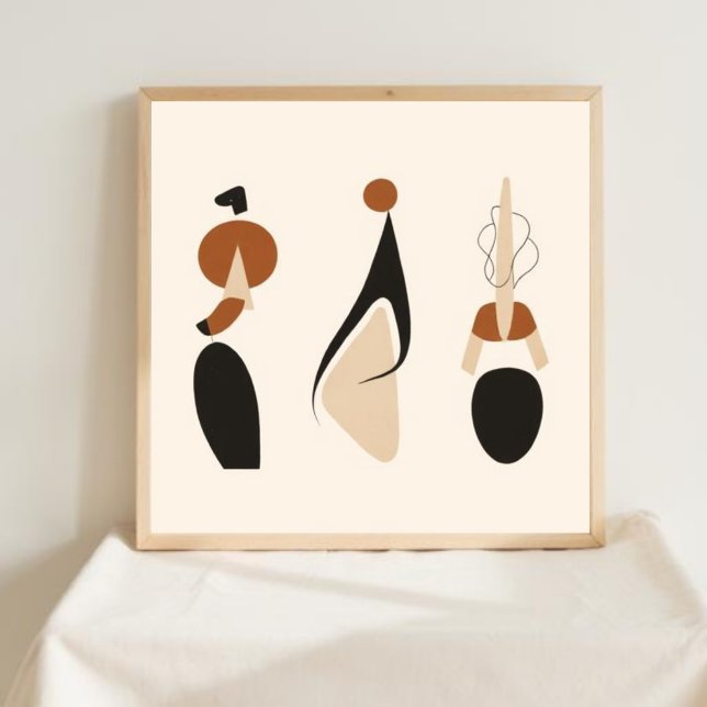 Affiche Formes rituelles abstraites (Créateur téléchargé)