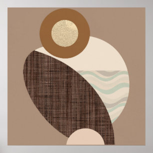 Affiche Formes terreuses