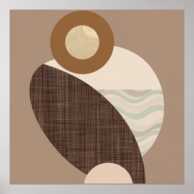 Affiche Formes terreuses (Devant)