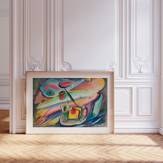Affiche Formulaires Abstraits | Rudolf Bauer (Créateur téléchargé)