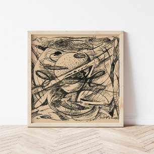 Affiche Formulaires Abstraits   Rudolf Bauer