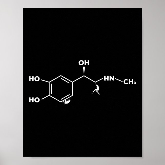 Affiche Formule d'adrénaline d'escalade Science de bloc Bo (Devant)