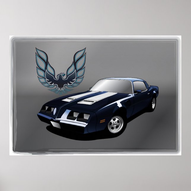 Affiche Formule Pontiac Firebird (Devant)