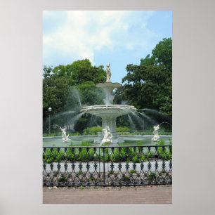 Affiche Forsyth Park Fountain