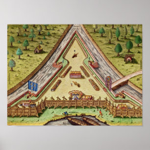 Affiche Fort Caroline, de "Brevis Narratio"