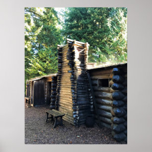 Affiche Fort Clatsop, Astoria