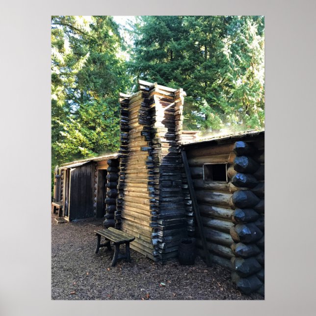 Affiche Fort Clatsop, Astoria (Devant)