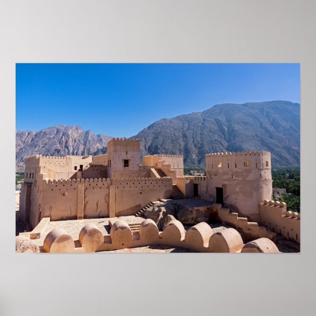 Affiche Fort de Nakhl, Oman (Devant)