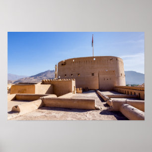Affiche Fort de Nizwa à Nizwa, Oman