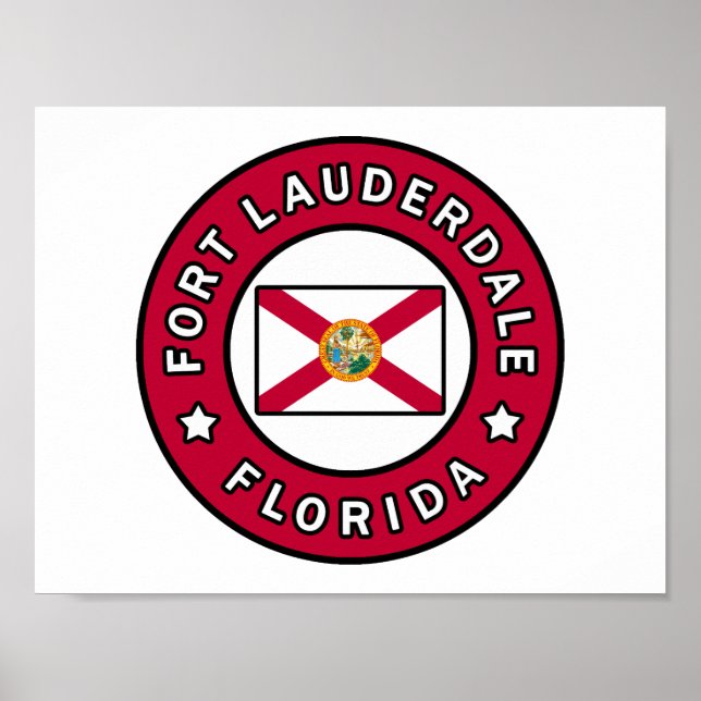 Affiche Fort Lauderdale Floride (Devant)