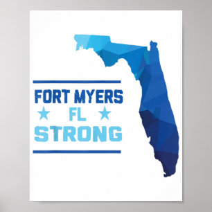 Affiche Fort Myers Floride Forte