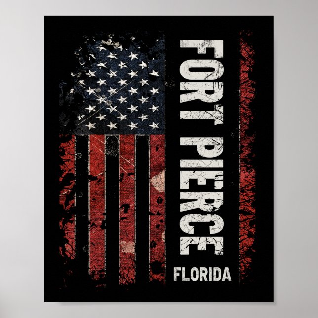 Affiche Fort Pierce Floride (Devant)