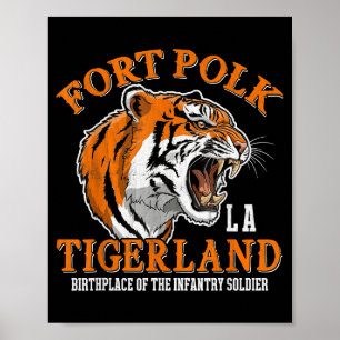 Affiche Fort polk tigerland vétéran de la guerre du Vietna