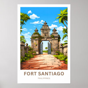 Affiche Fort Santiago Philippines Imprimer voyage