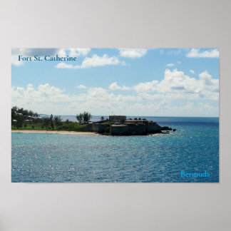 Affiche Fort St. Catherine, Bermudes