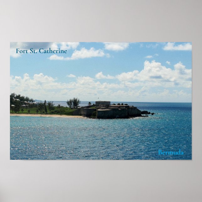 Affiche Fort St. Catherine, Bermudes (Devant)