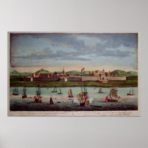 Affiche Fort St George, côte de Coromandel, Inde