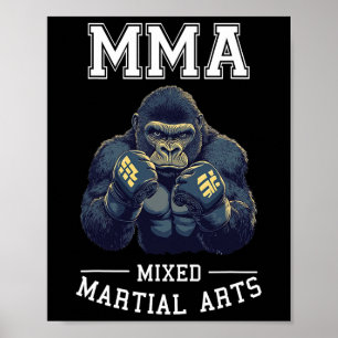 Affiche Forte Mixed martial art Gorilla - Thailande Boxing
