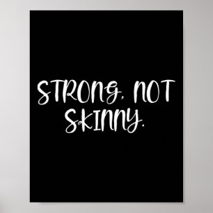 Affiche Forte non maigre Bodybuilding