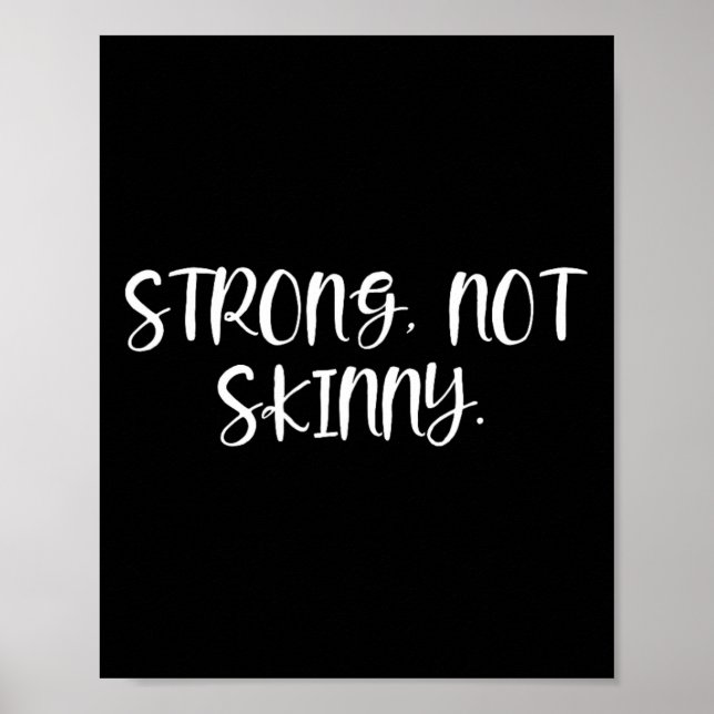 Affiche Forte non maigre Bodybuilding (Devant)