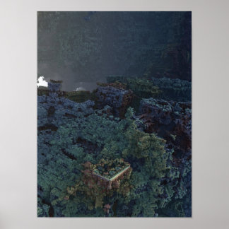 Affiche Forteresse 3D fractale