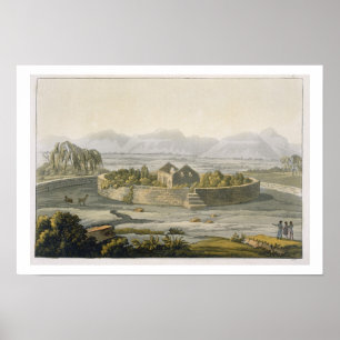 Affiche Forteresse circulaire de Cannar, Pérou, de 'Le Cos