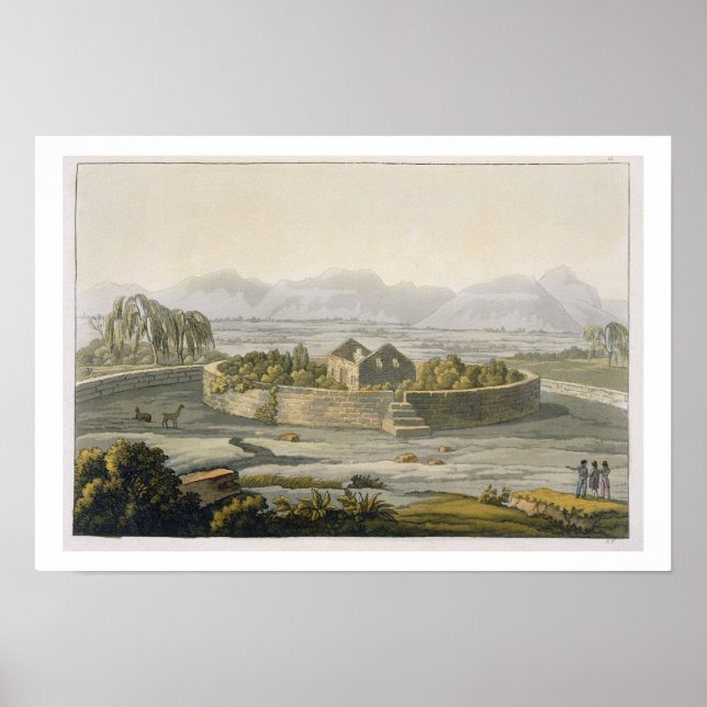 Affiche Forteresse circulaire de Cannar, Pérou, de 'Le Cos (Devant)