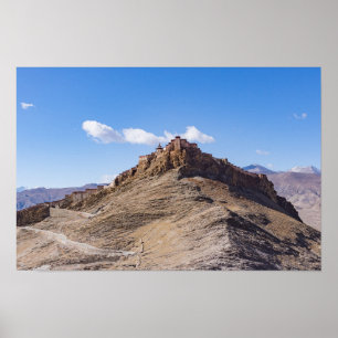 Affiche Forteresse de Gyantse Dzong - Tibet