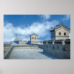 Affiche Fortification de l'ancienne ville de Pingyao - Chi