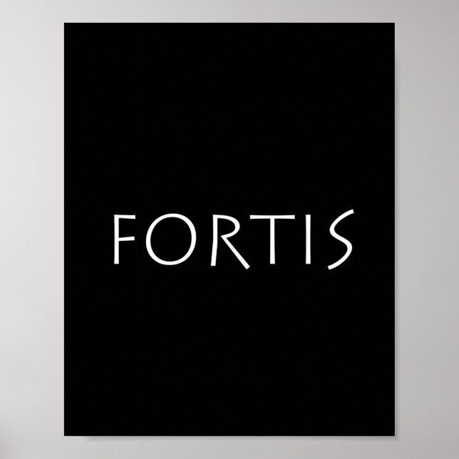 Affiche Fortis (Devant)